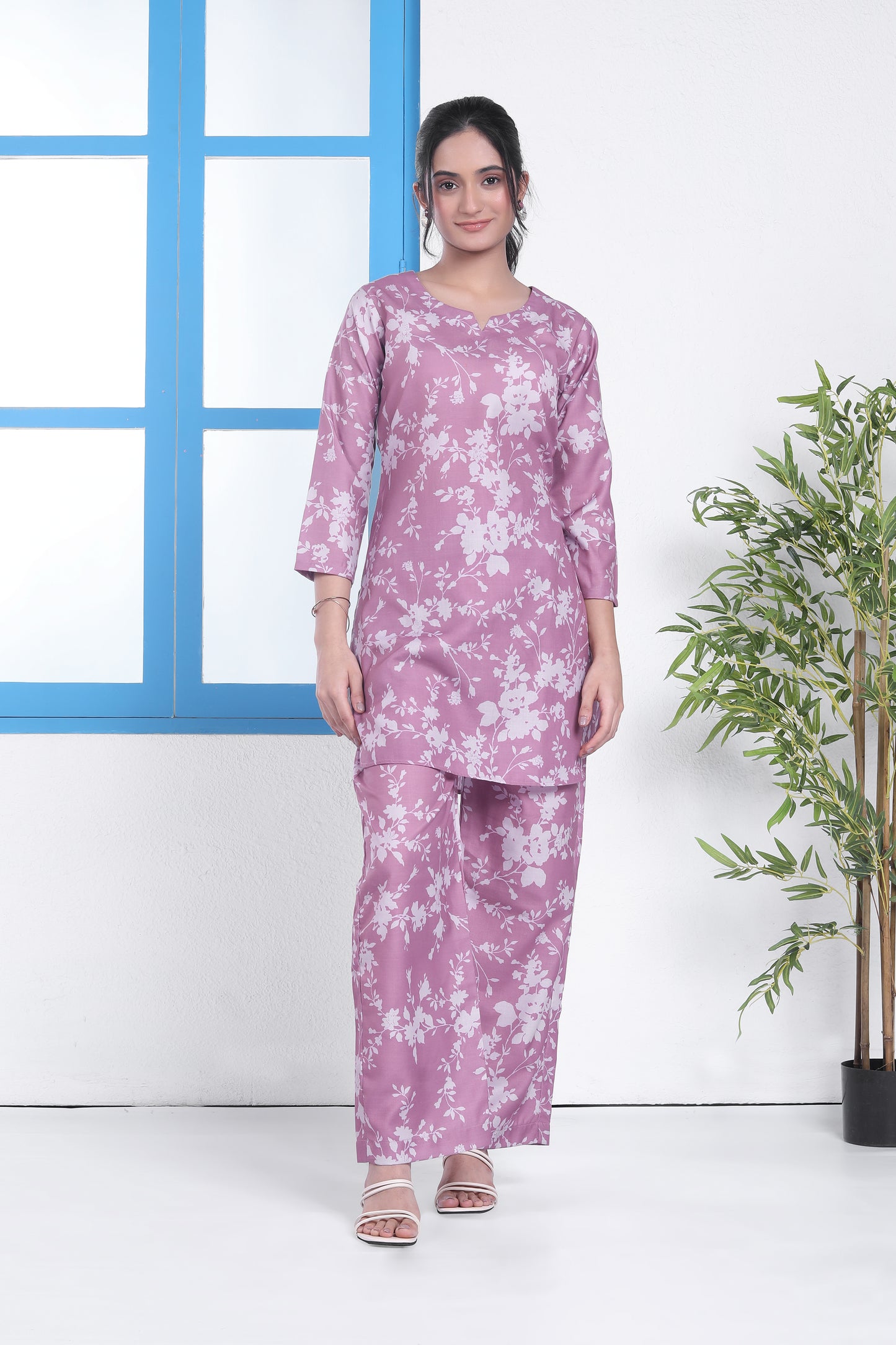 Linen Pink Petal Co-ord Set