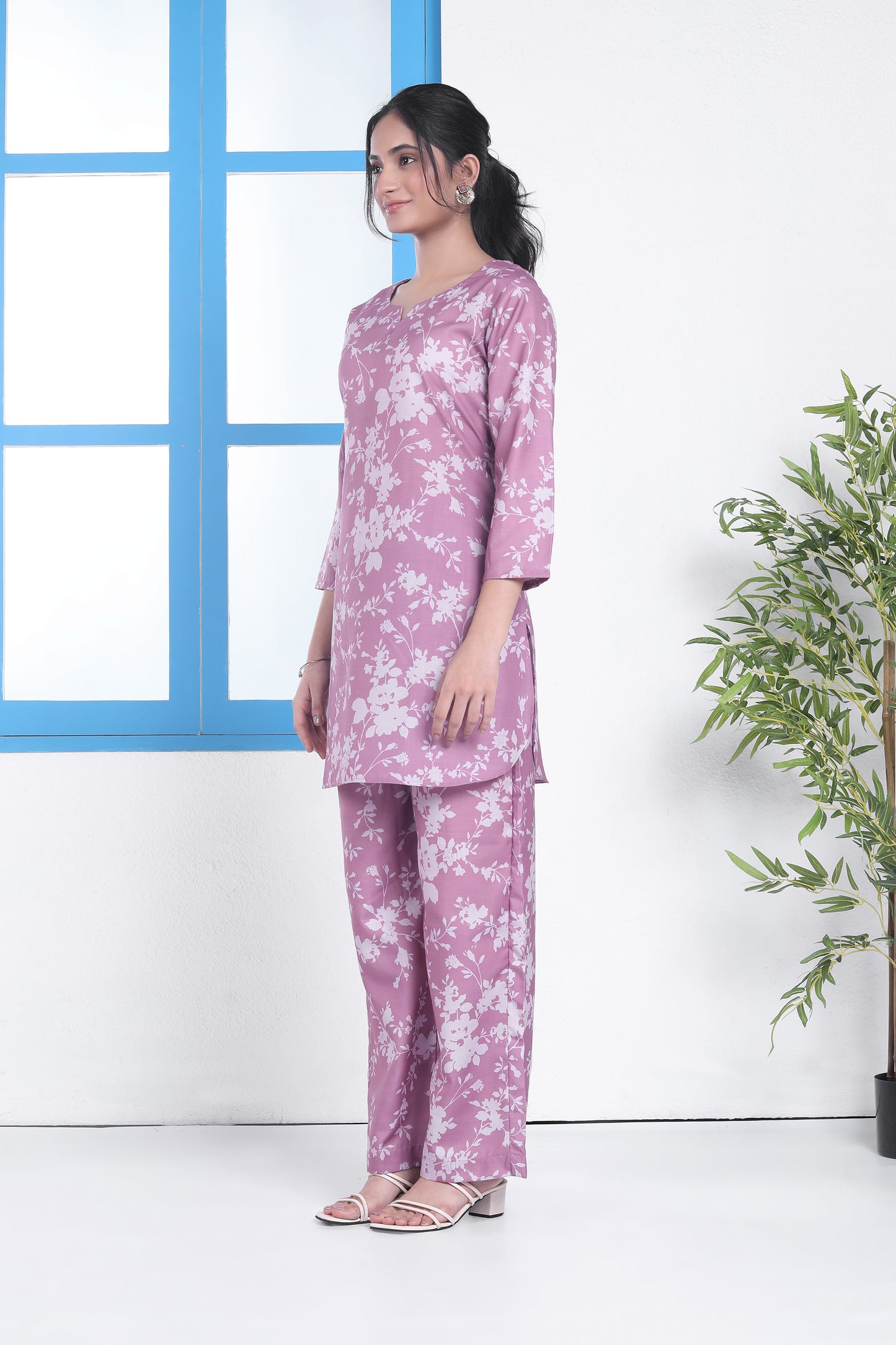 Linen Pink Petal Co-ord Set