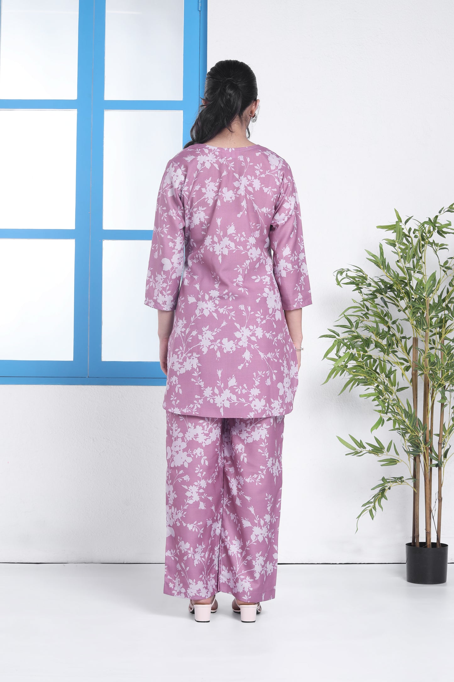 Linen Pink Petal Co-ord Set