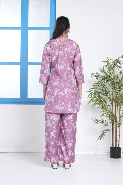 Linen Pink Petal Co-ord Set